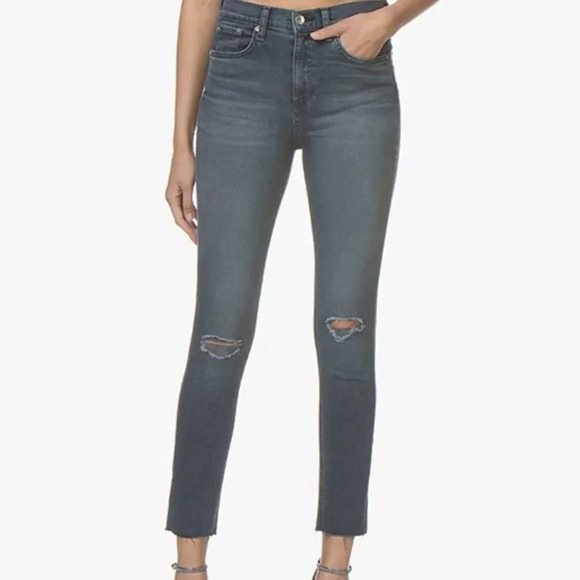 NWT Rag & Bone Alec High Rise Skinny Ankle Jeans - Picture 6 of 13